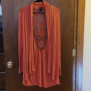 Cardigan pink color sz 1x